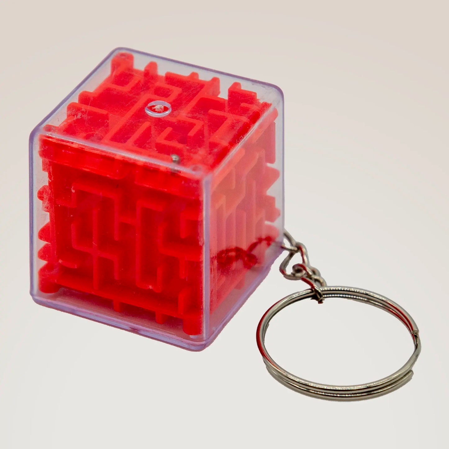 Maze Cube Key Ring