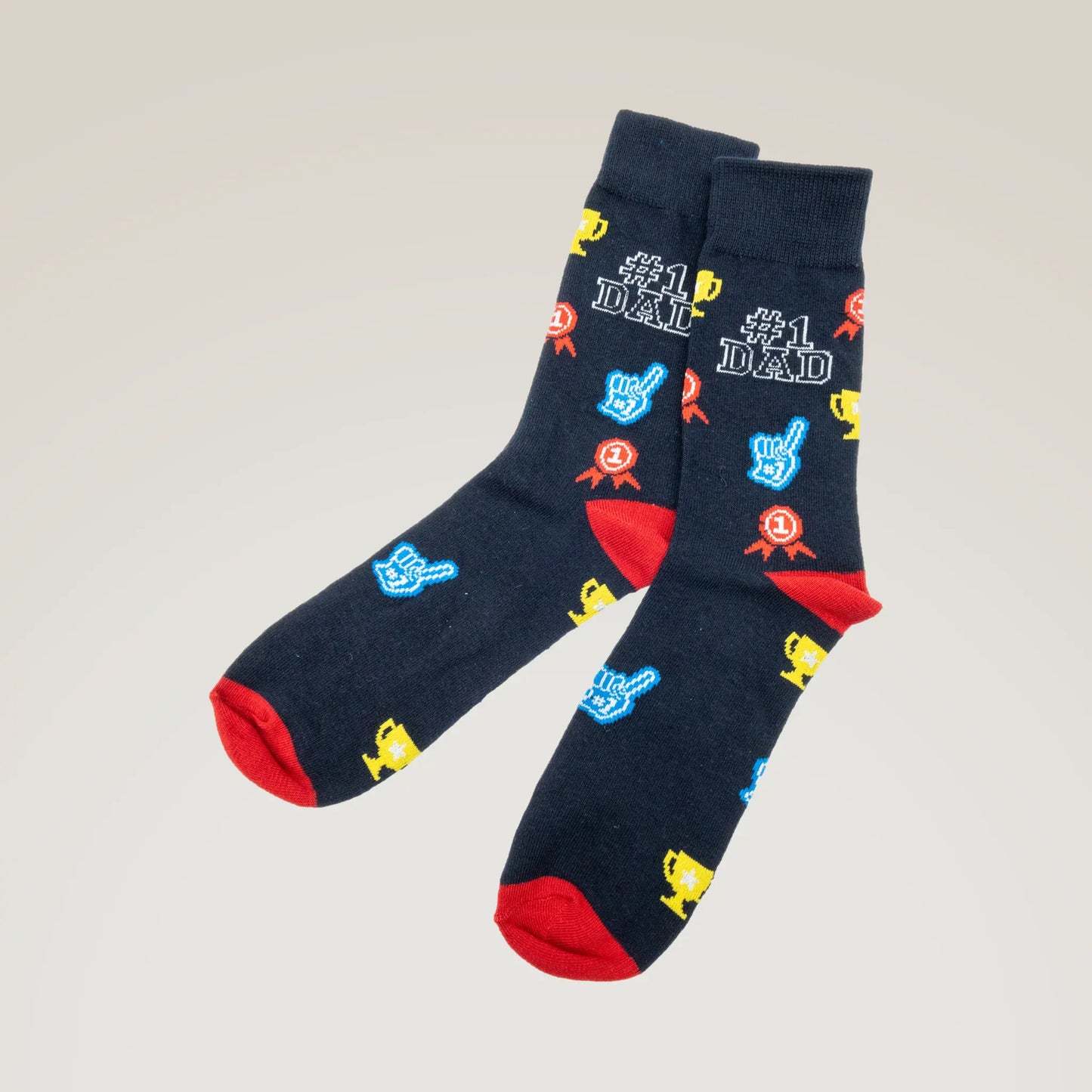 Fun Dad Jacquard Socks