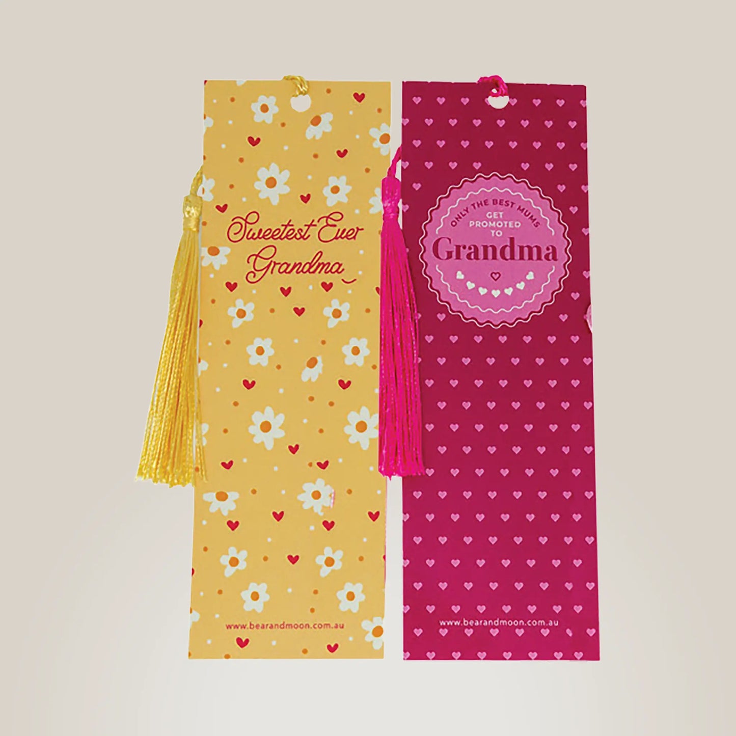 Sweetest Gran's Bookmark with Tassels