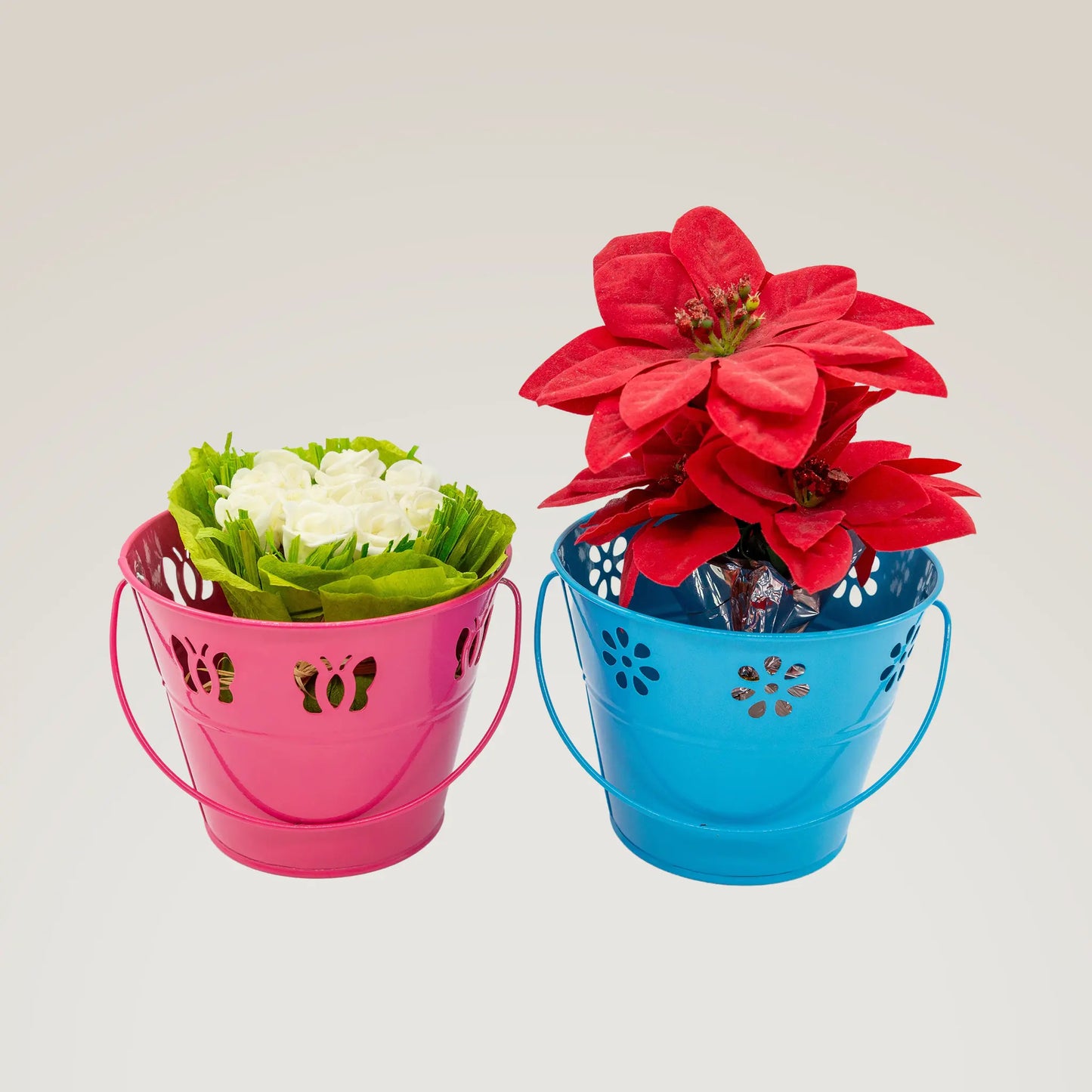 Metal Flower Bucket