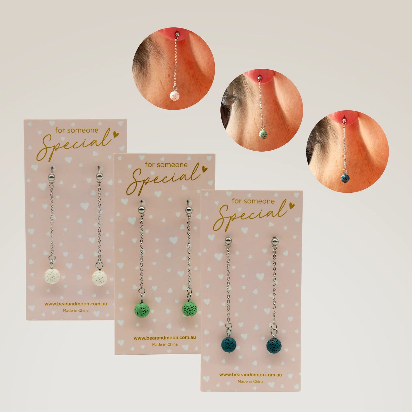 Sphere Chain Earrings