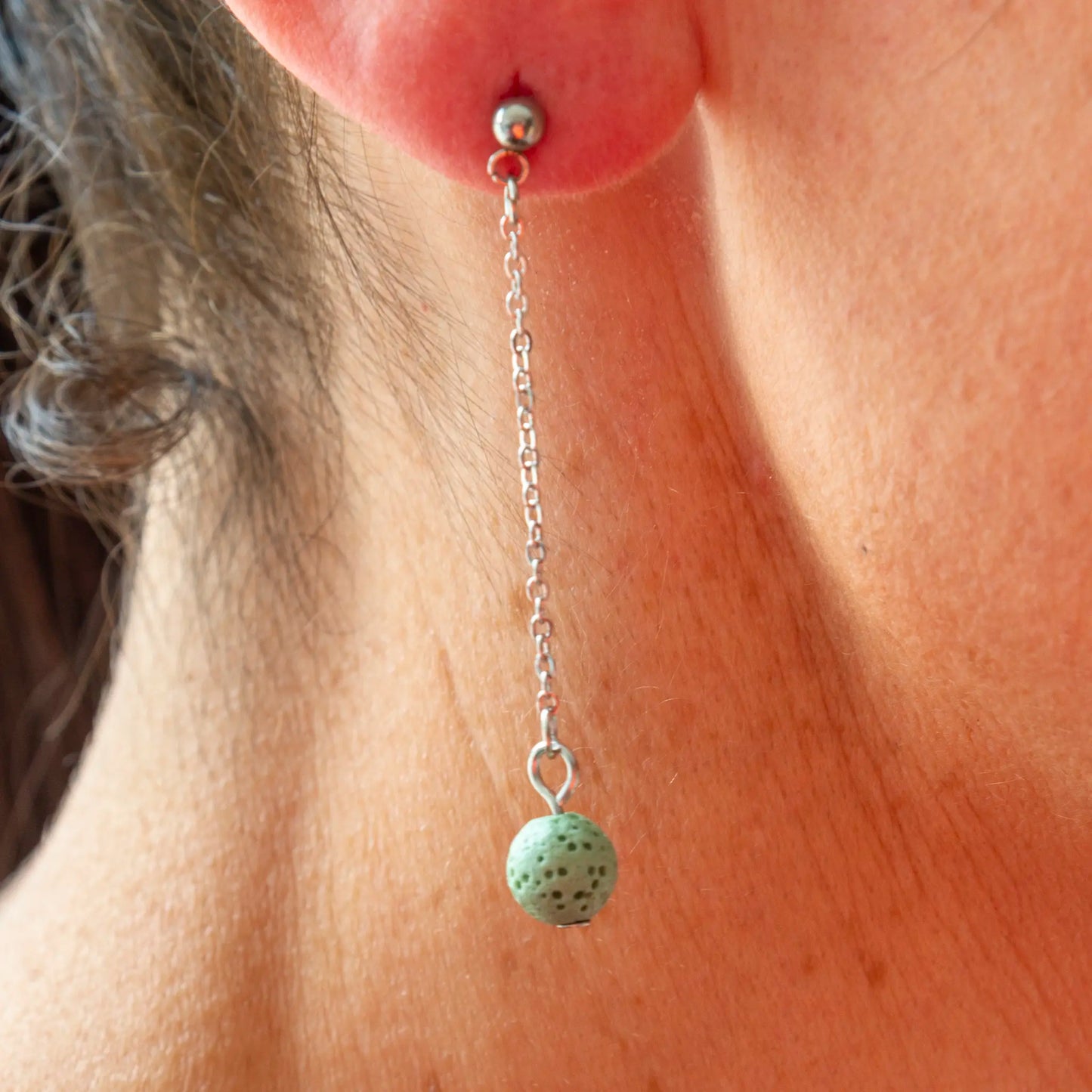 Sphere Chain Earrings