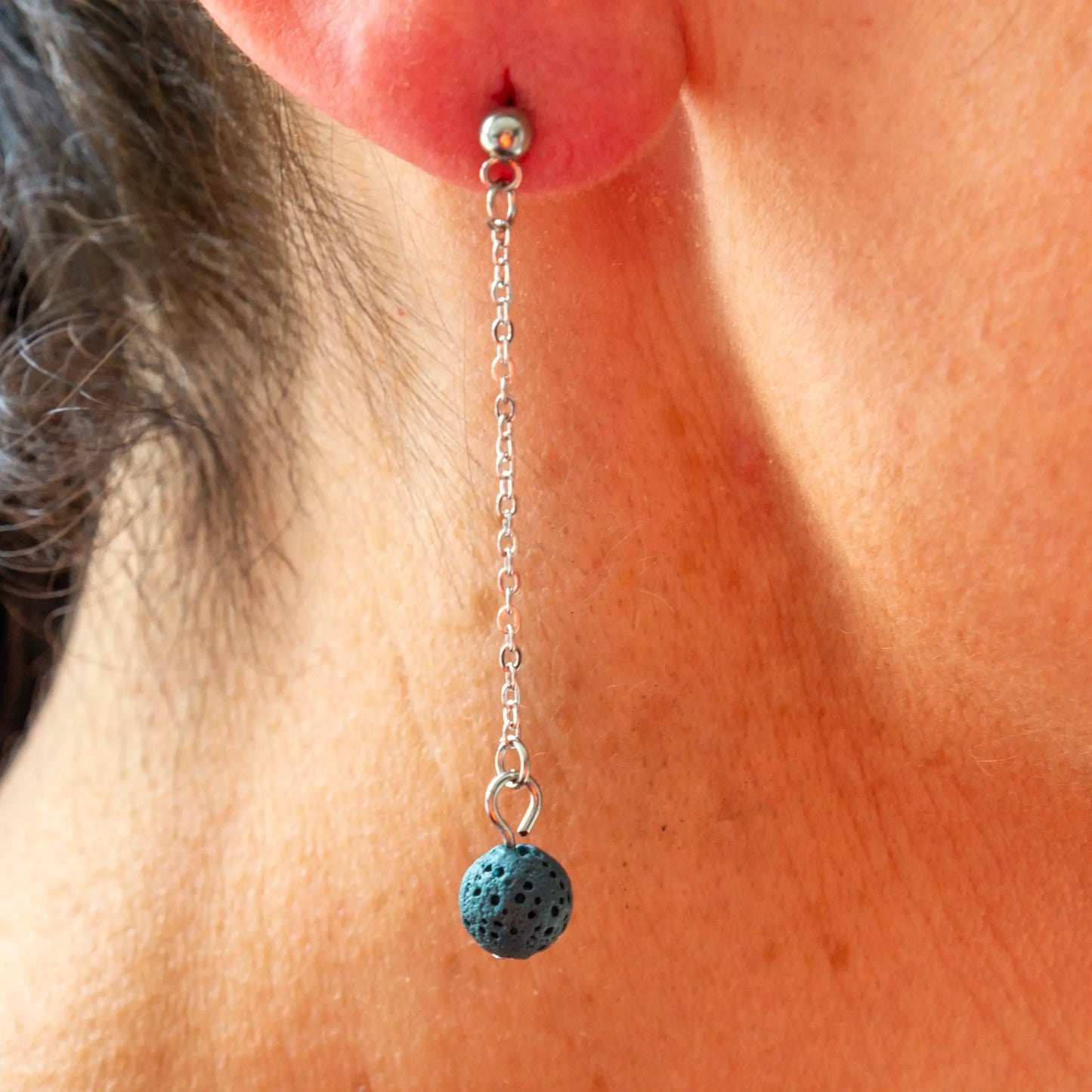 Sphere Chain Earrings