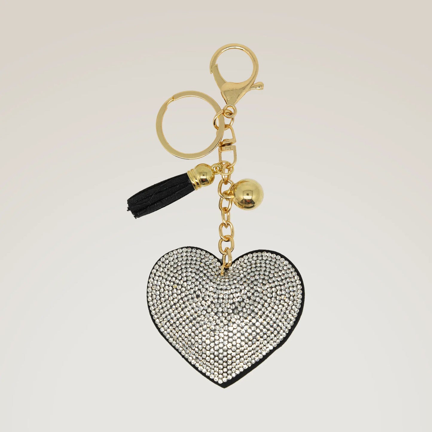 Bling Heart Key Ring