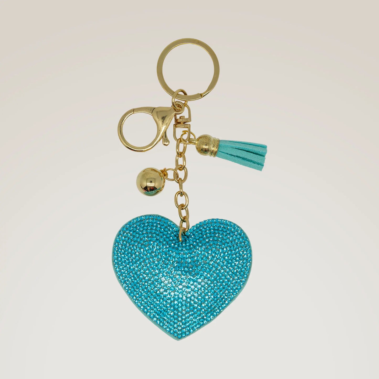 Bling Heart Key Ring