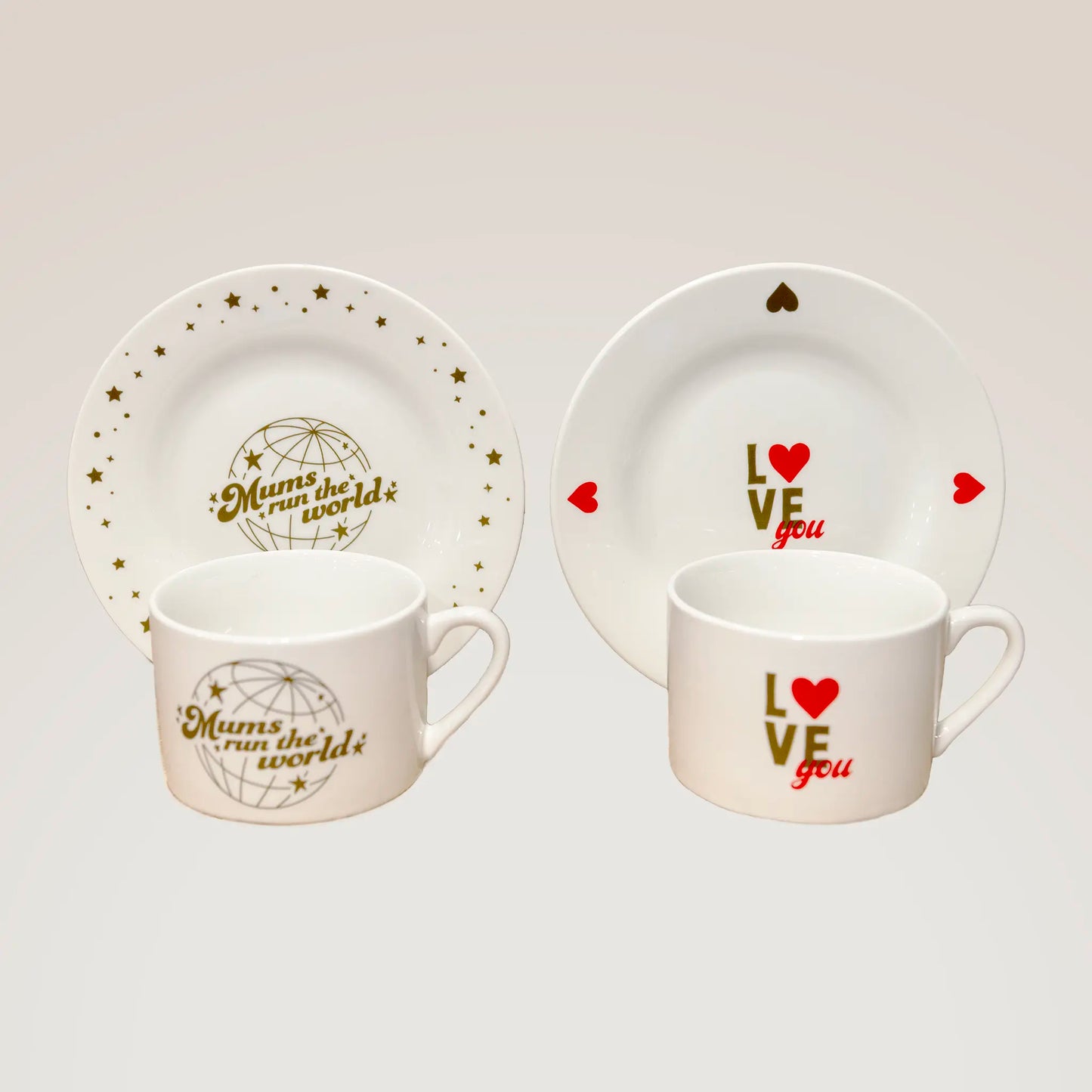 Cup & Saucer Tea Set