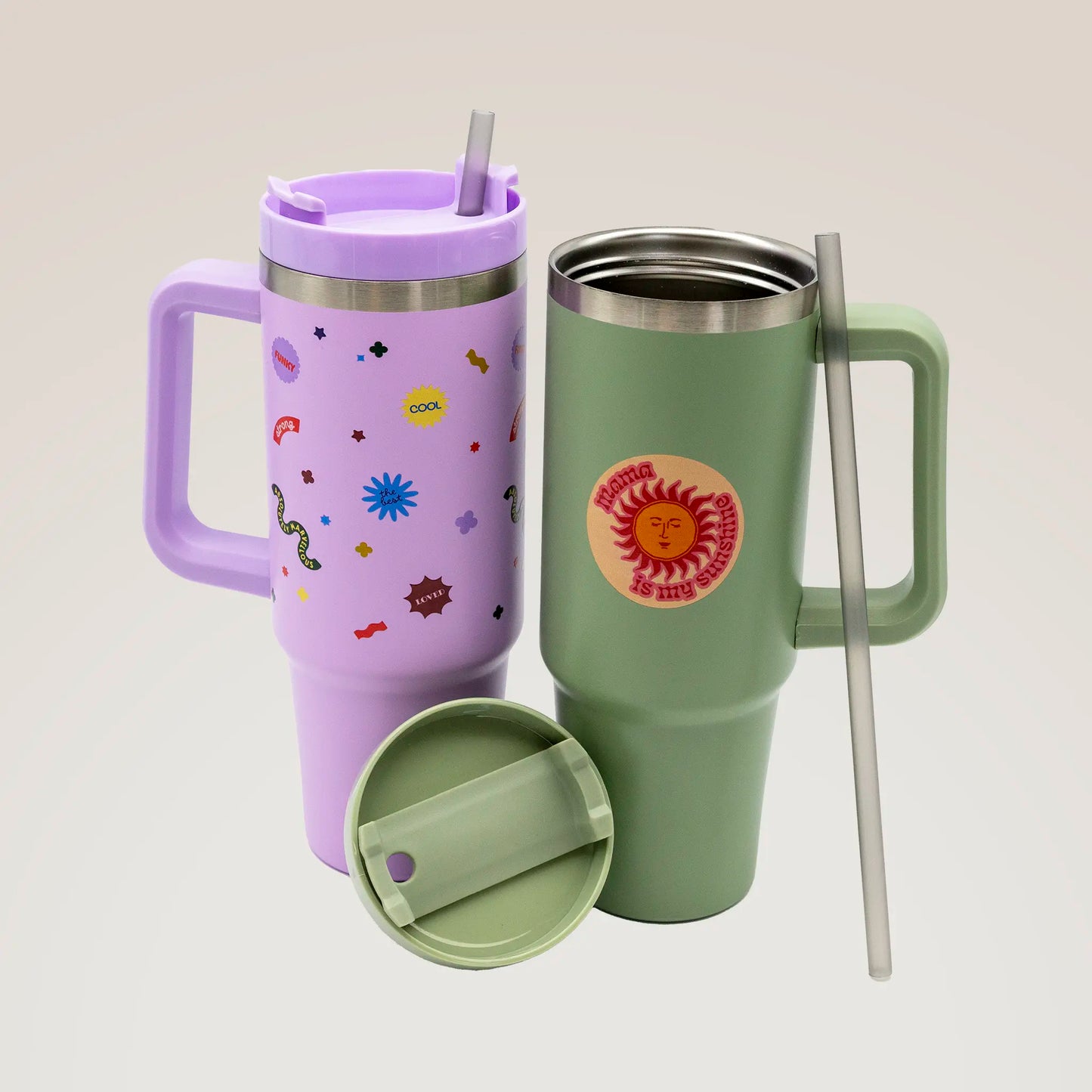 Thirst Quenching Tumbler with Straw