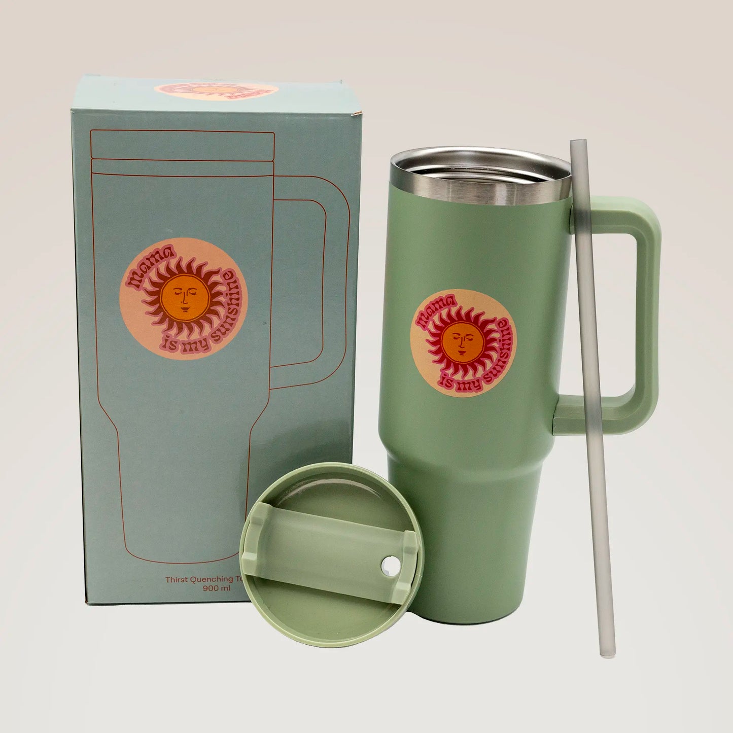 Thirst Quenching Tumbler with Straw