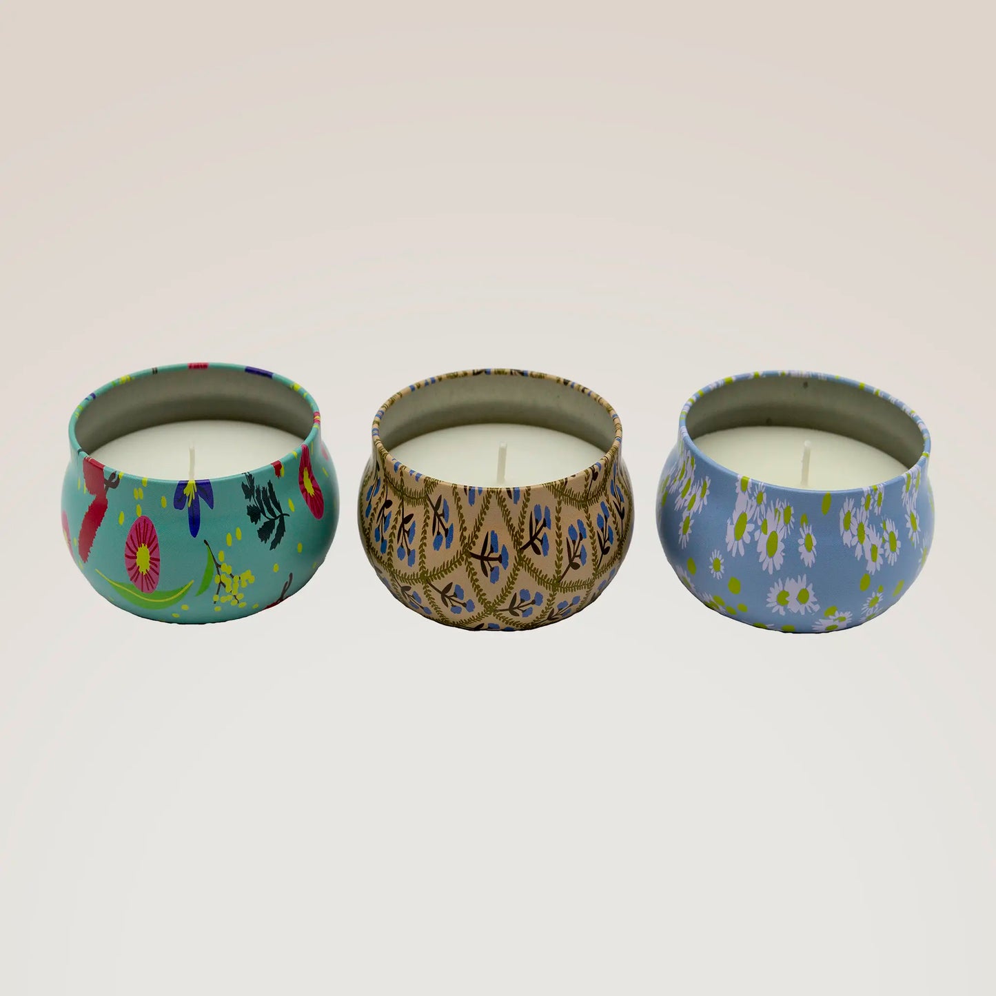 Tin Candle with Lid