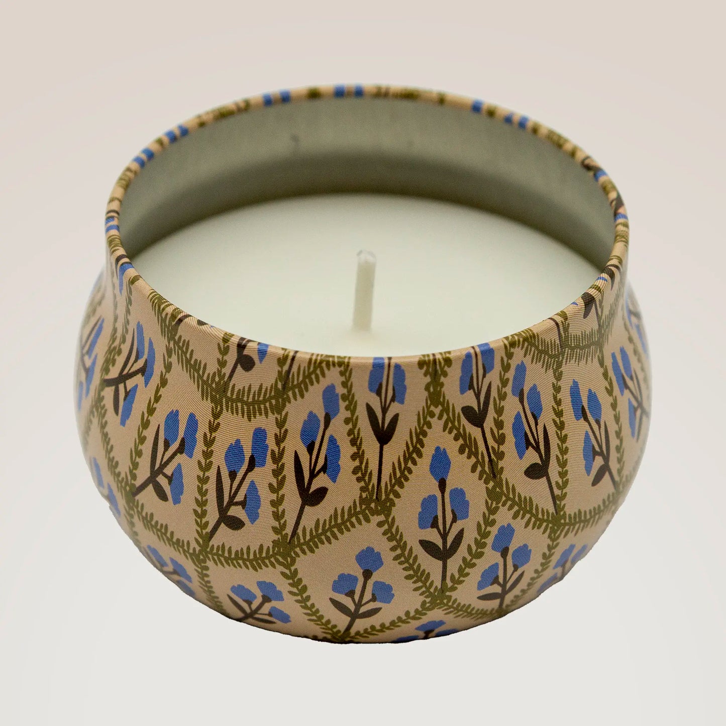 Tin Candle with Lid