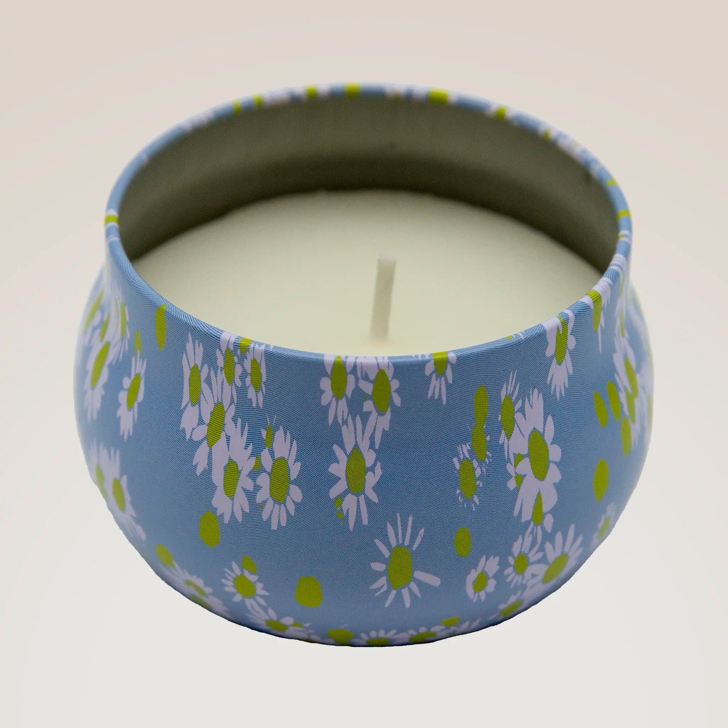 Tin Candle with Lid