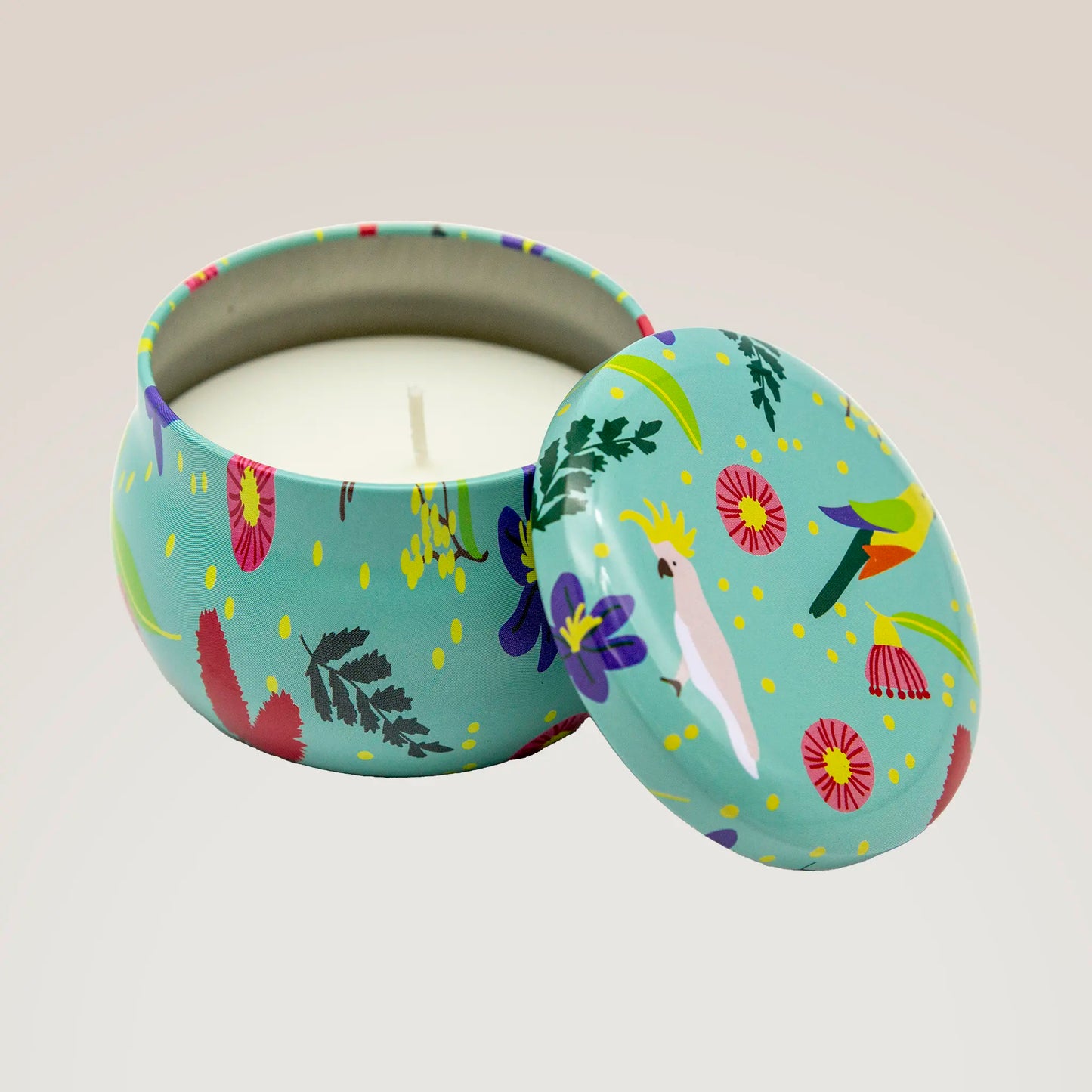 Tin Candle with Lid