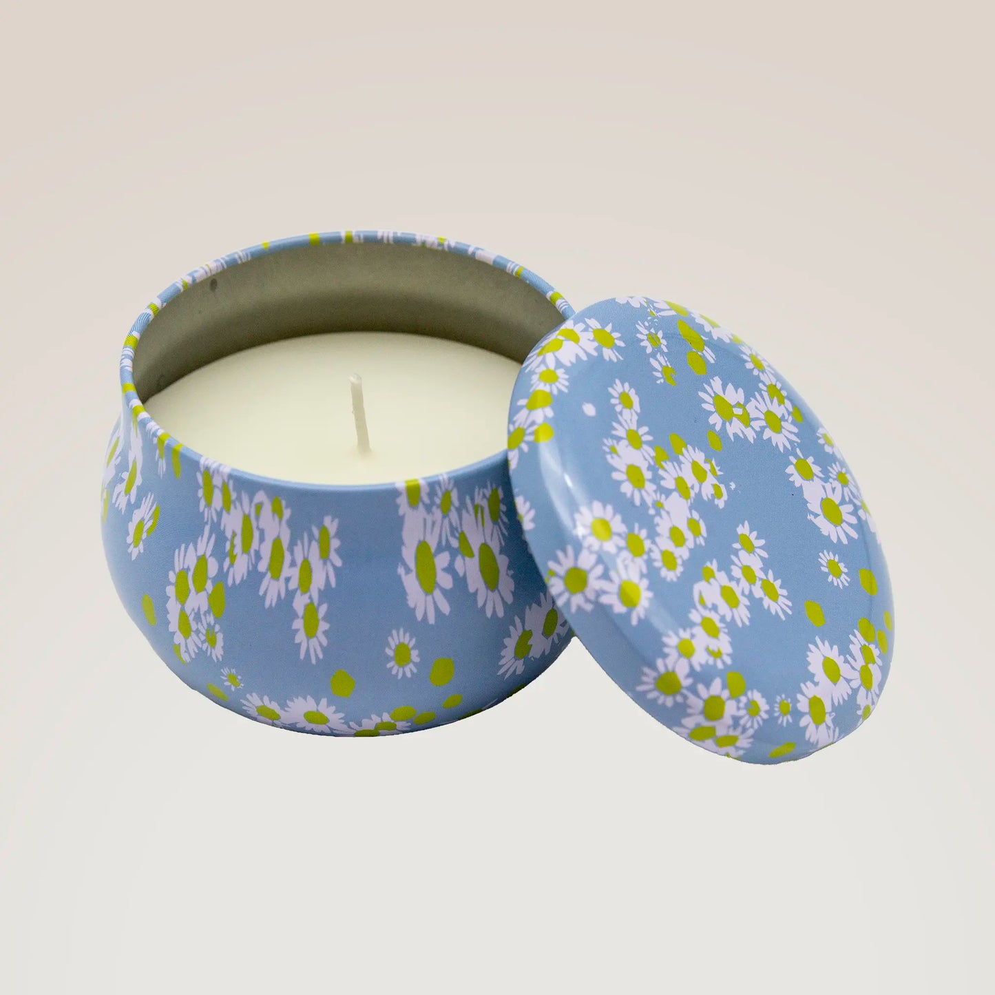 Tin Candle with Lid