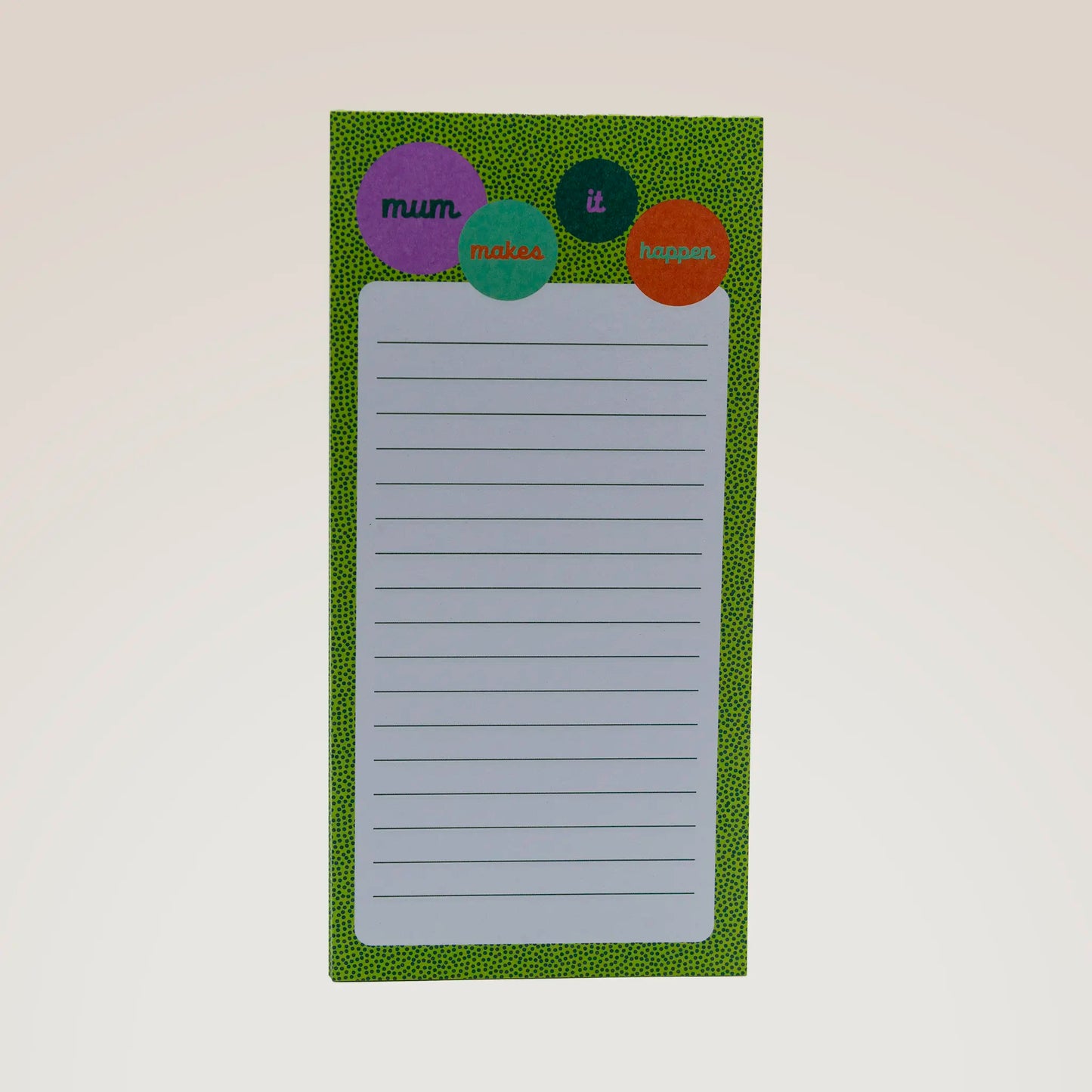 Mum's Magnetic Shopping List