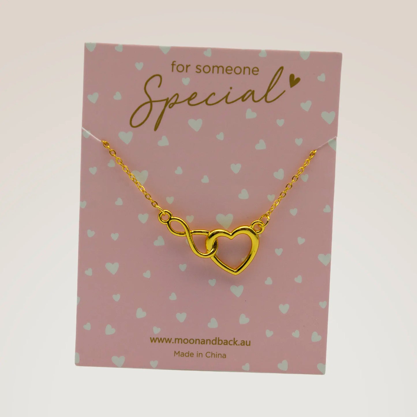 Infinity & Heart Necklace