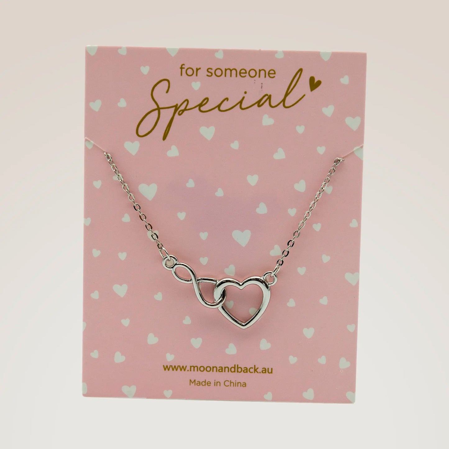 Infinity & Heart Necklace