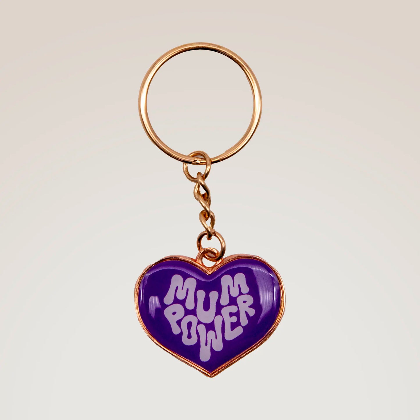 Heart Shaped Key Ring for Mum