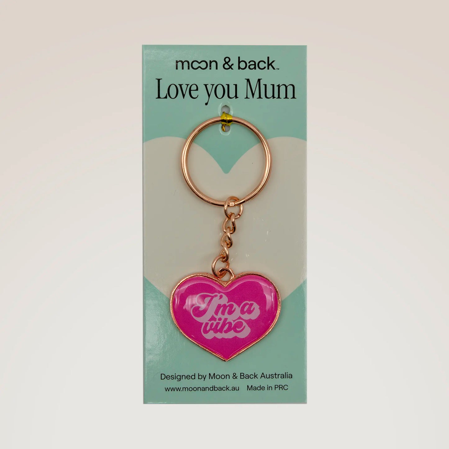 Heart Shaped Key Ring for Mum