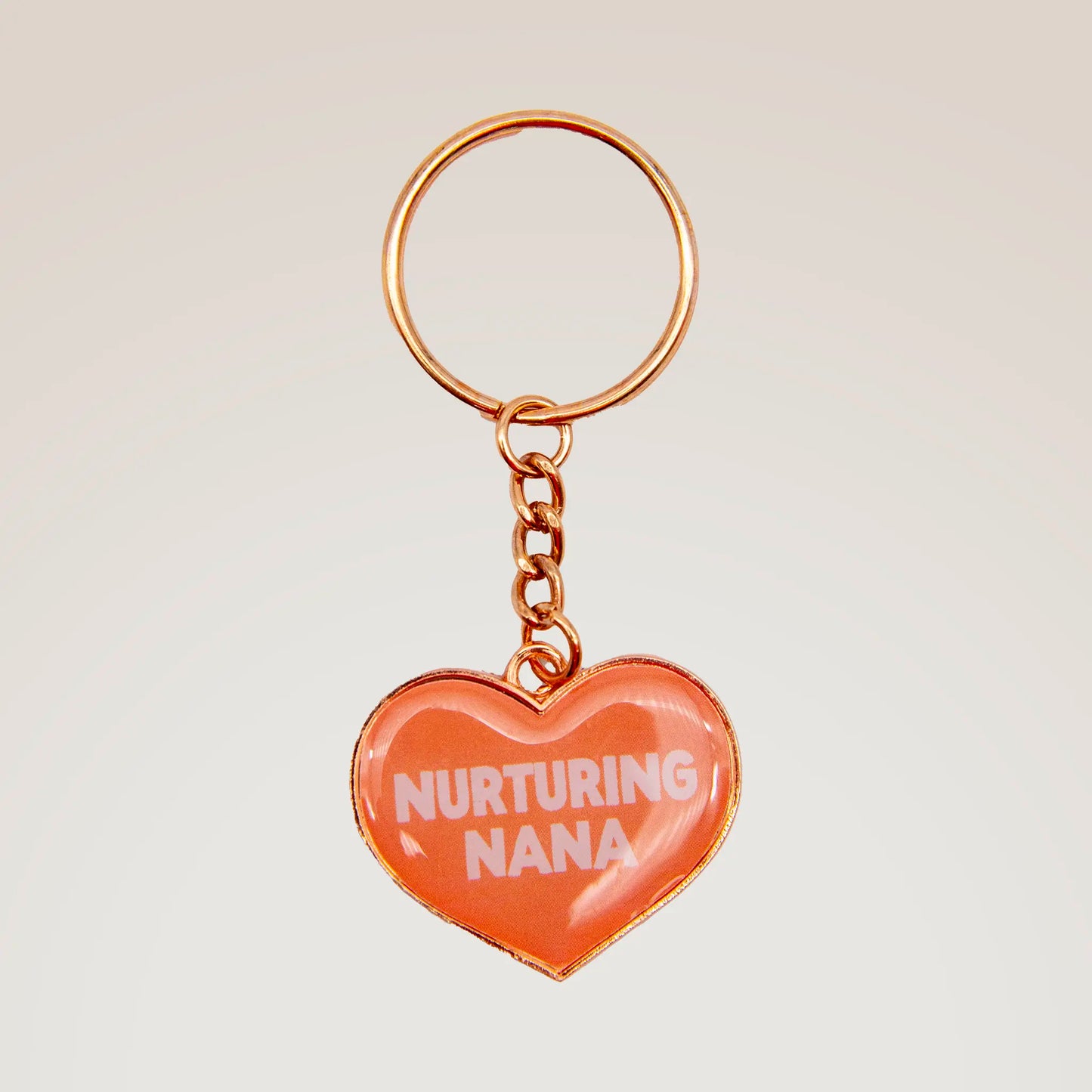 Heart Shaped Key Ring for Gran