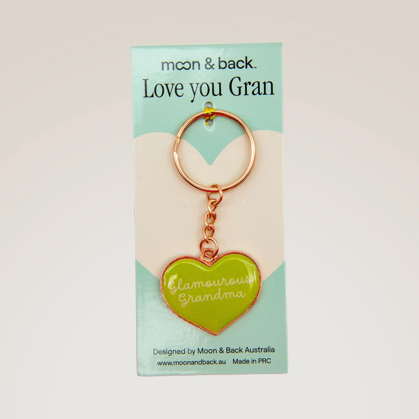 Heart Shaped Key Ring for Gran