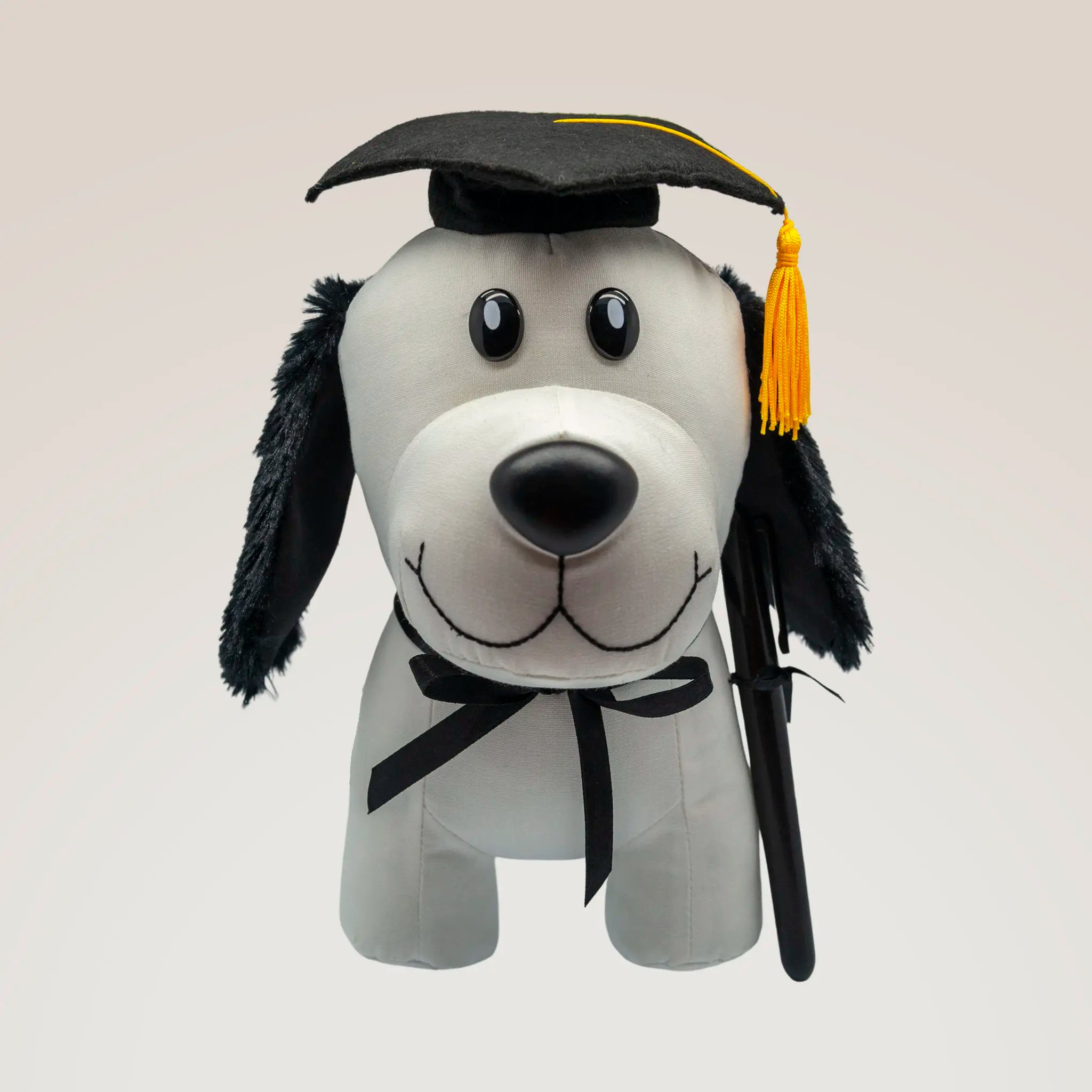 Graduation top dog plush