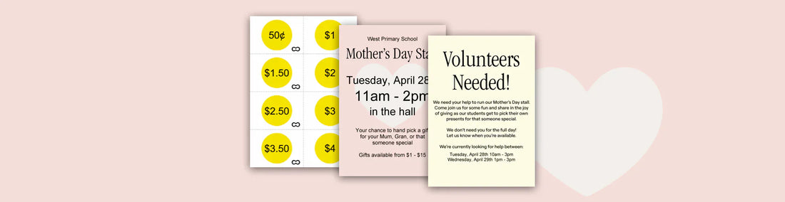 Simplify Your Mother's Day Stall with Free Templates!