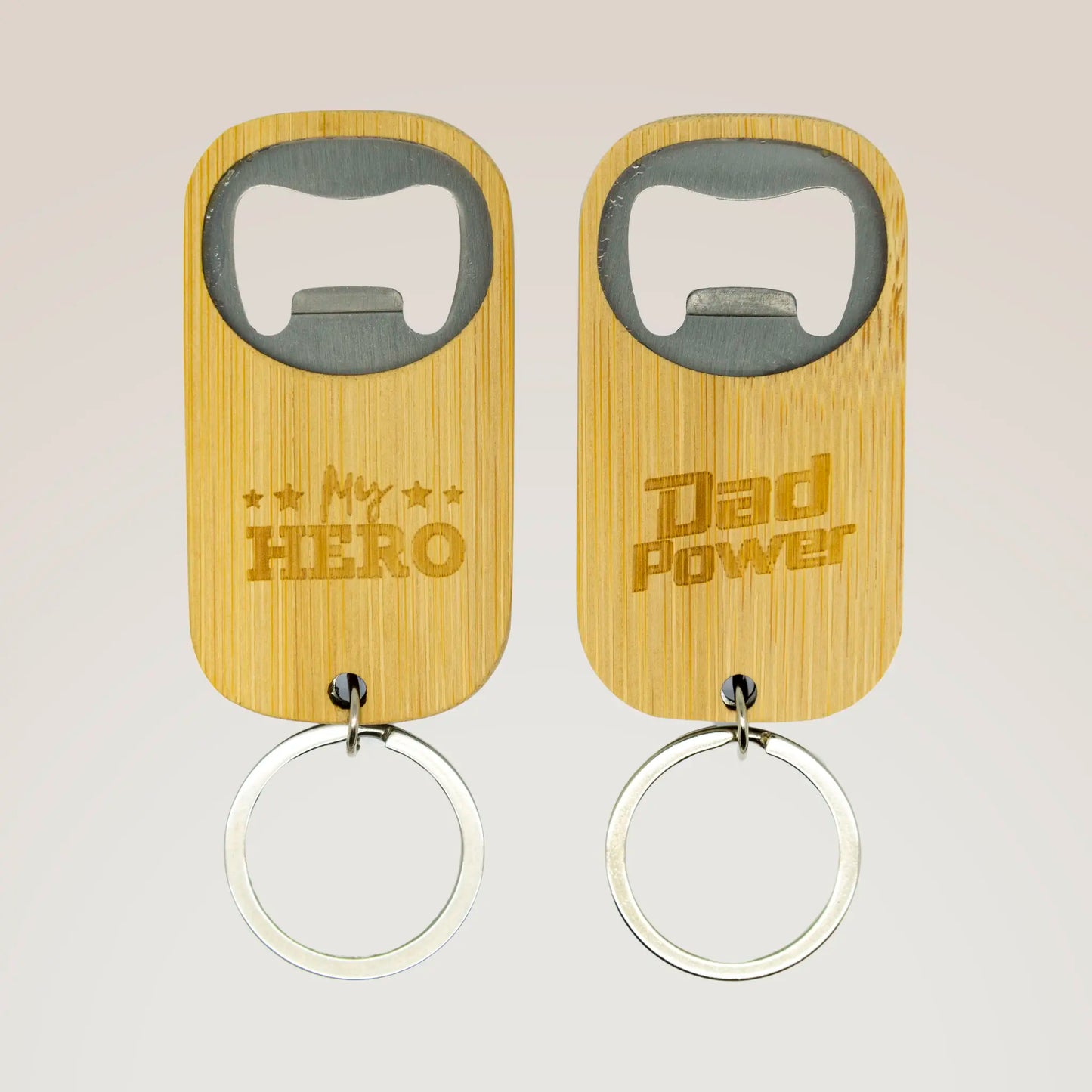 Bamboo Opener Key Ring