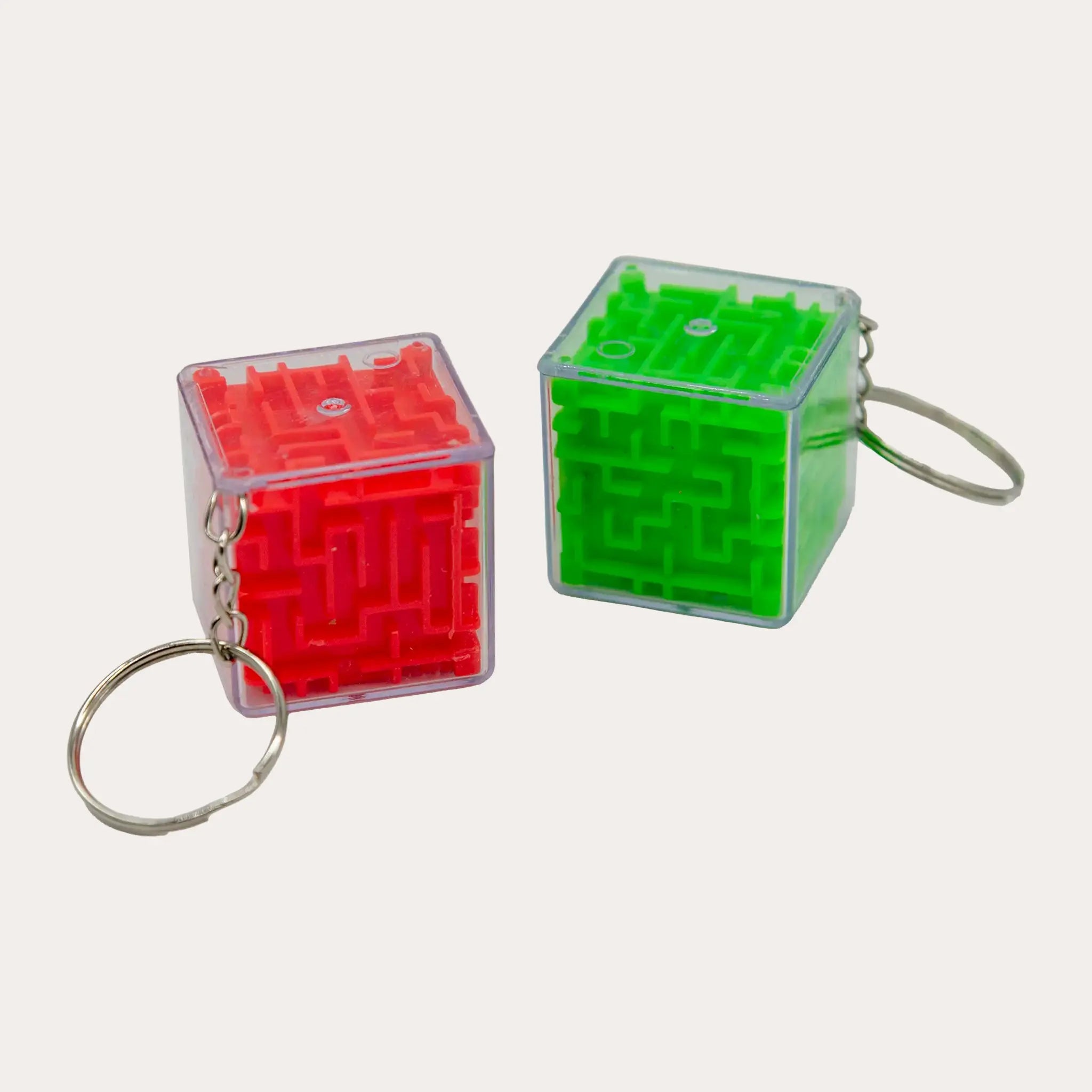 Maze Cube Key Ring