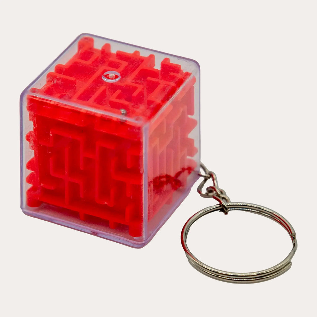 Maze Cube Key Ring