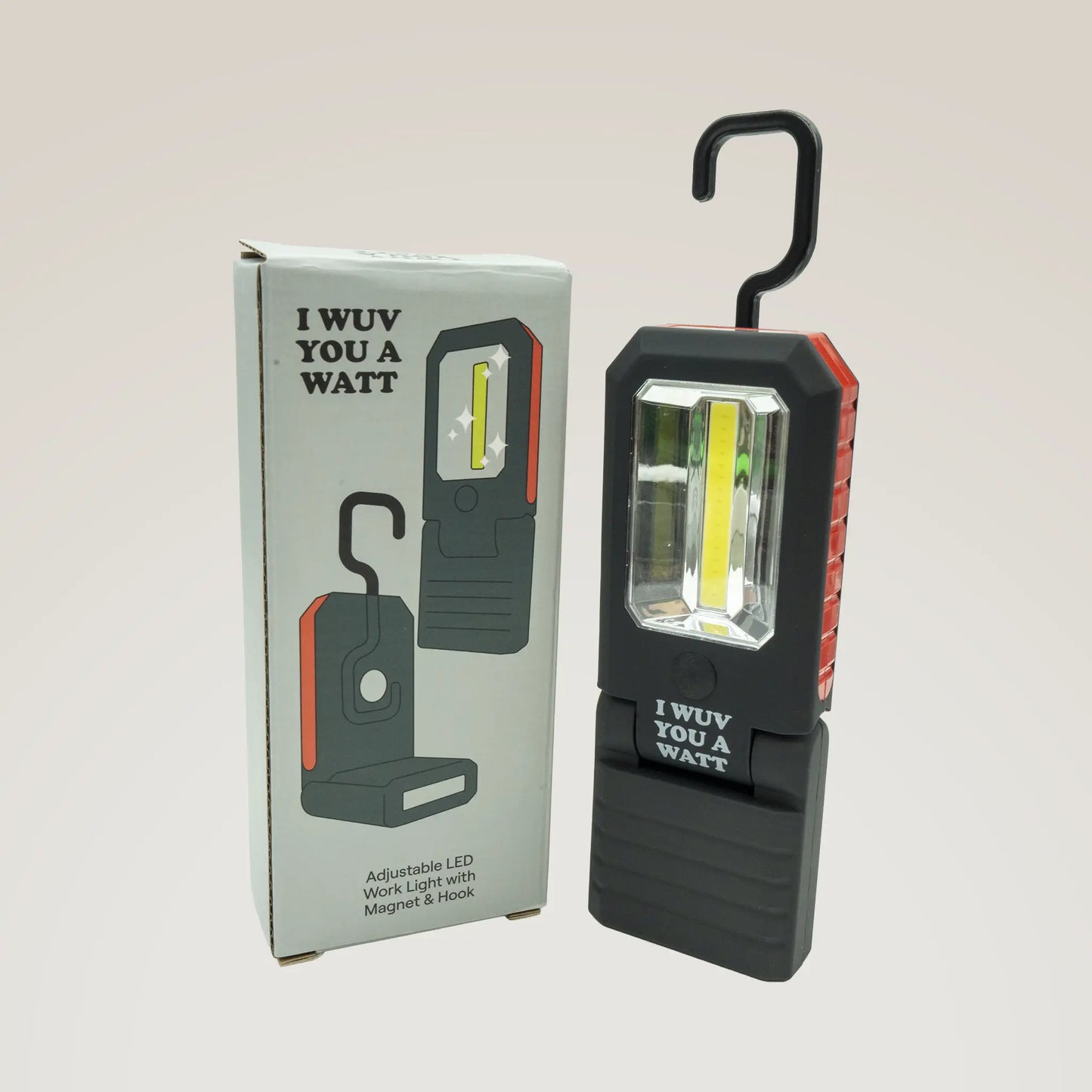 Adjustable LED Work Light with Magnet & Hook