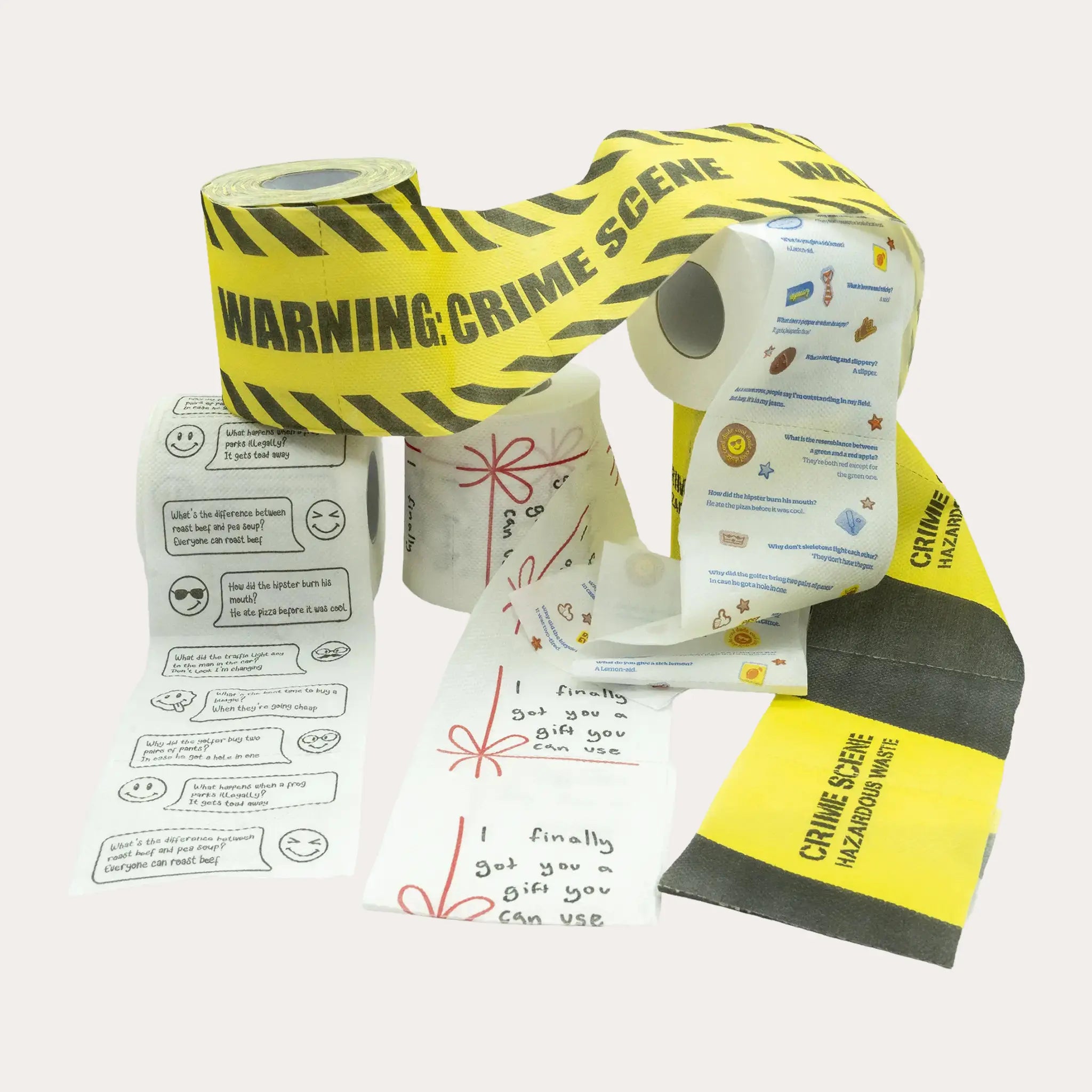 Crime Scene! & Jokey Toilet Paper