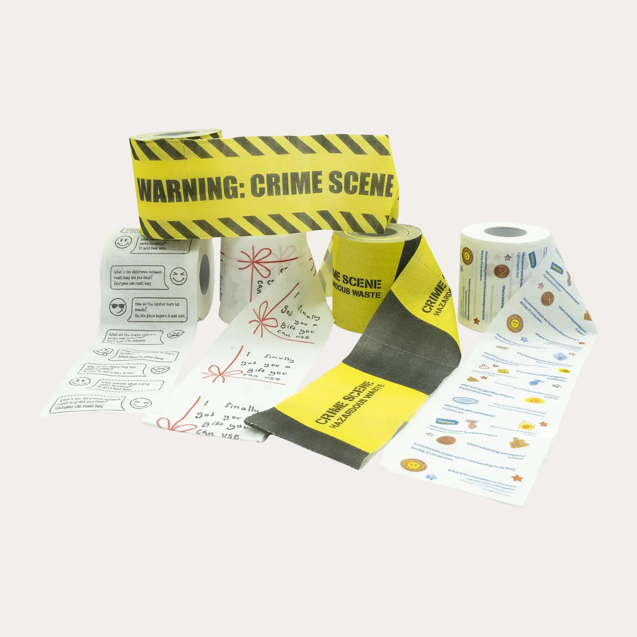 Crime Scene! & Jokey Toilet Paper