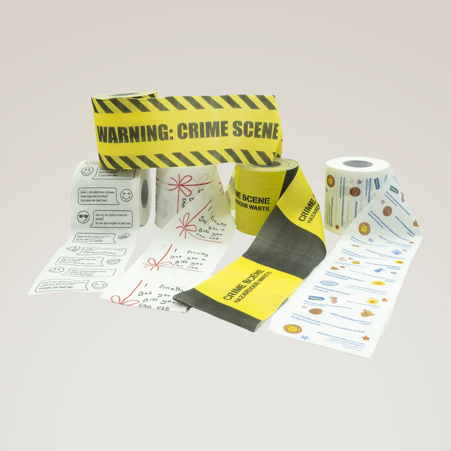 Crime Scene! & Jokey Toilet Paper