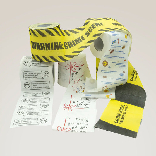 Crime Scene! & Jokey Toilet Paper
