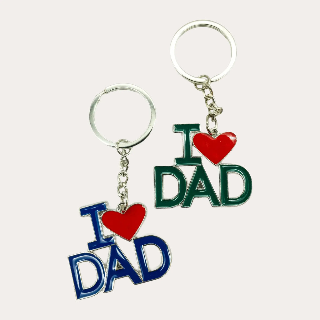 I Love Dad Key Ring
