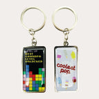 Pop's Metal Key Ring