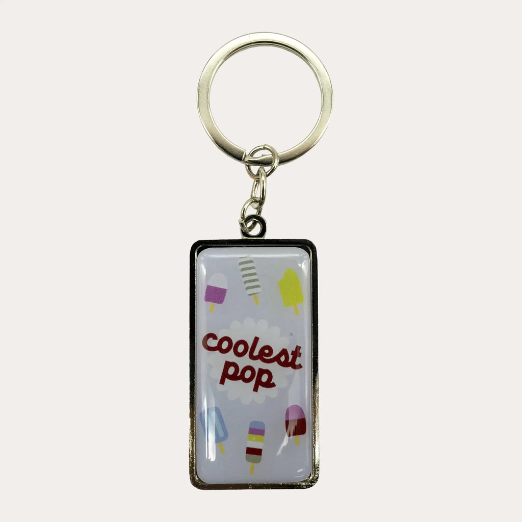 Pop's Metal Key Ring