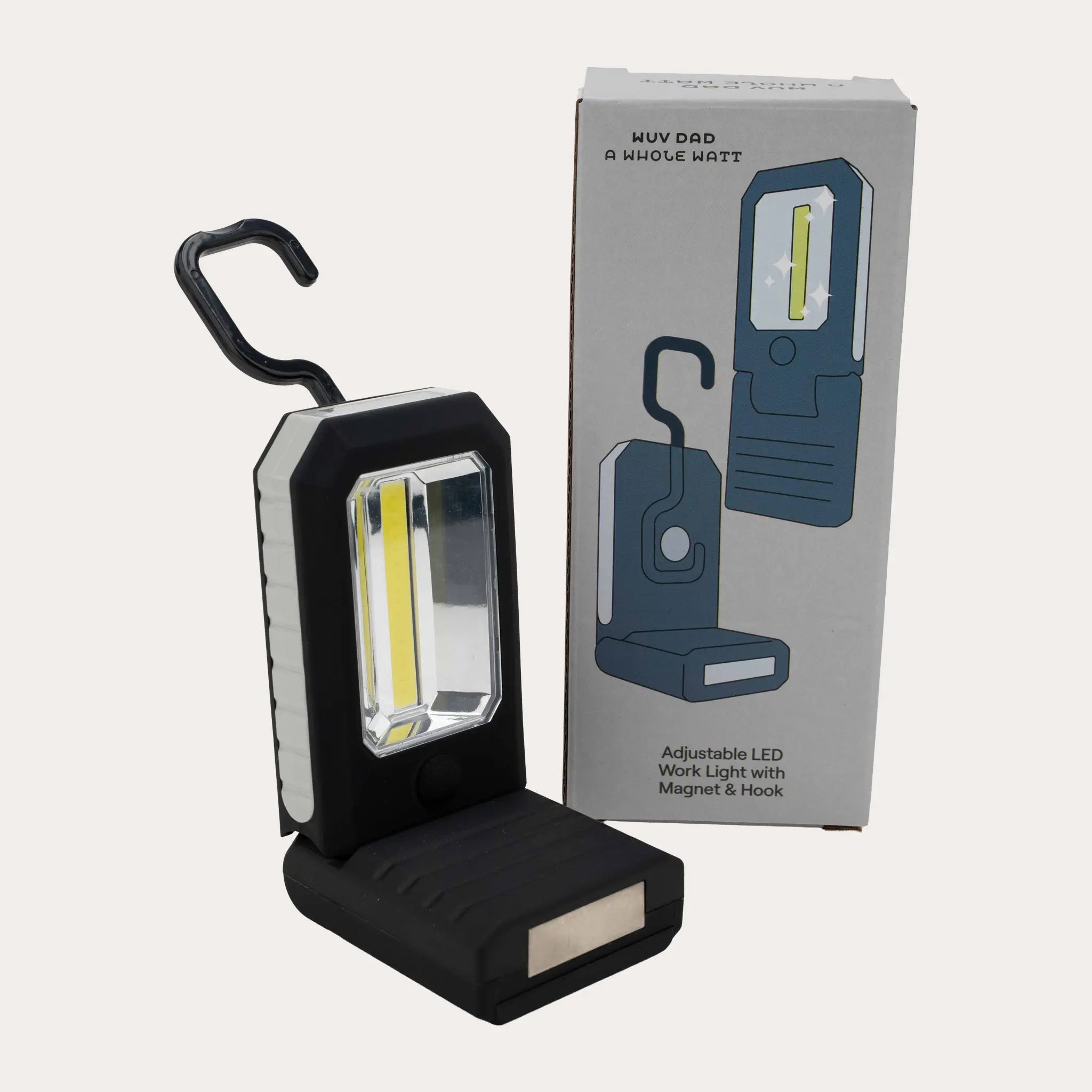 Adjustable LED Work Light with Magnet & Hook