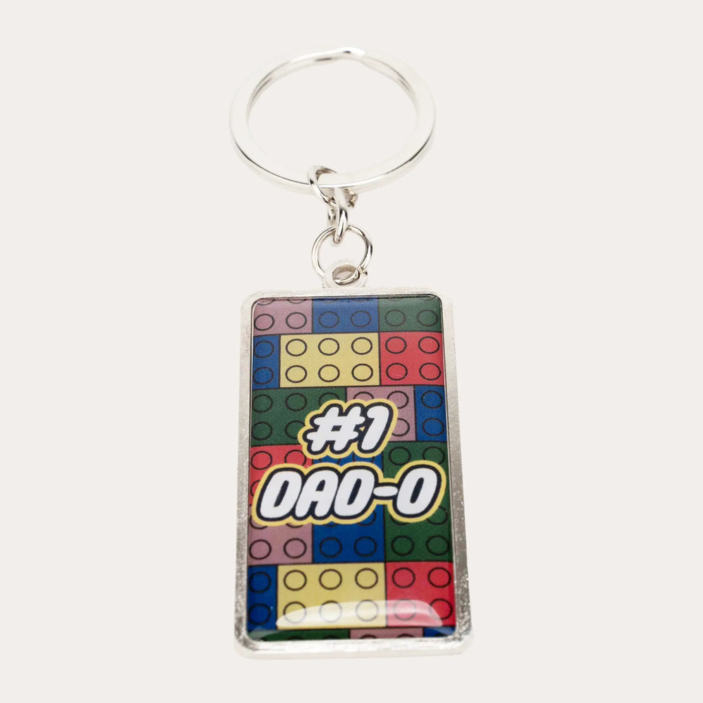 Dad's Metal Key Ring