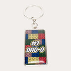 Dad's Metal Key Ring