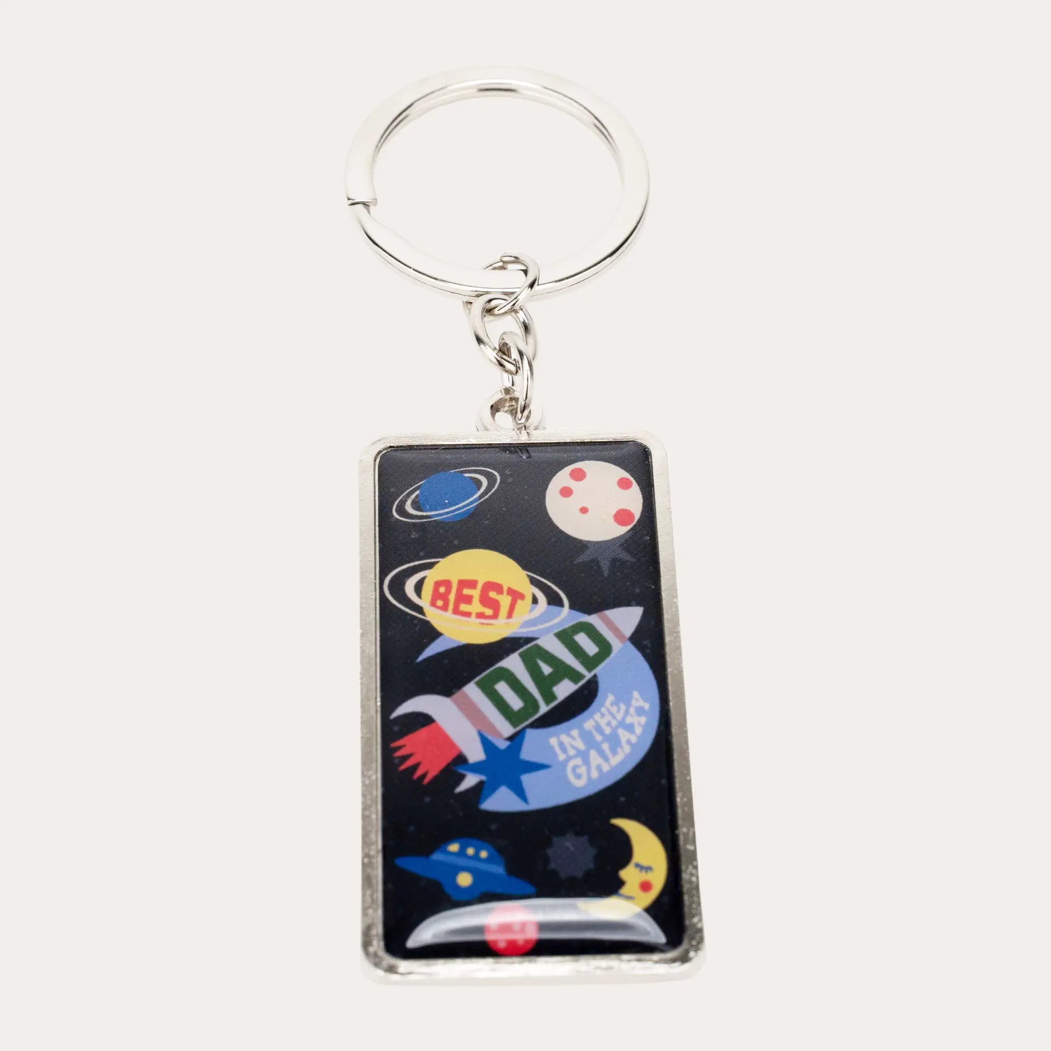 Dad's Metal Key Ring
