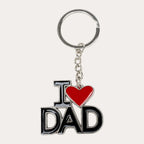 I Love Dad Key Ring