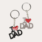 I Love Dad Key Ring