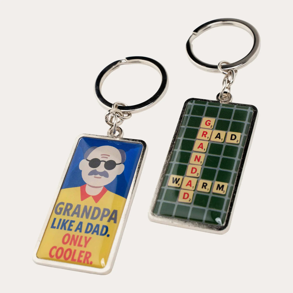 Grandad's Metal Key Ring