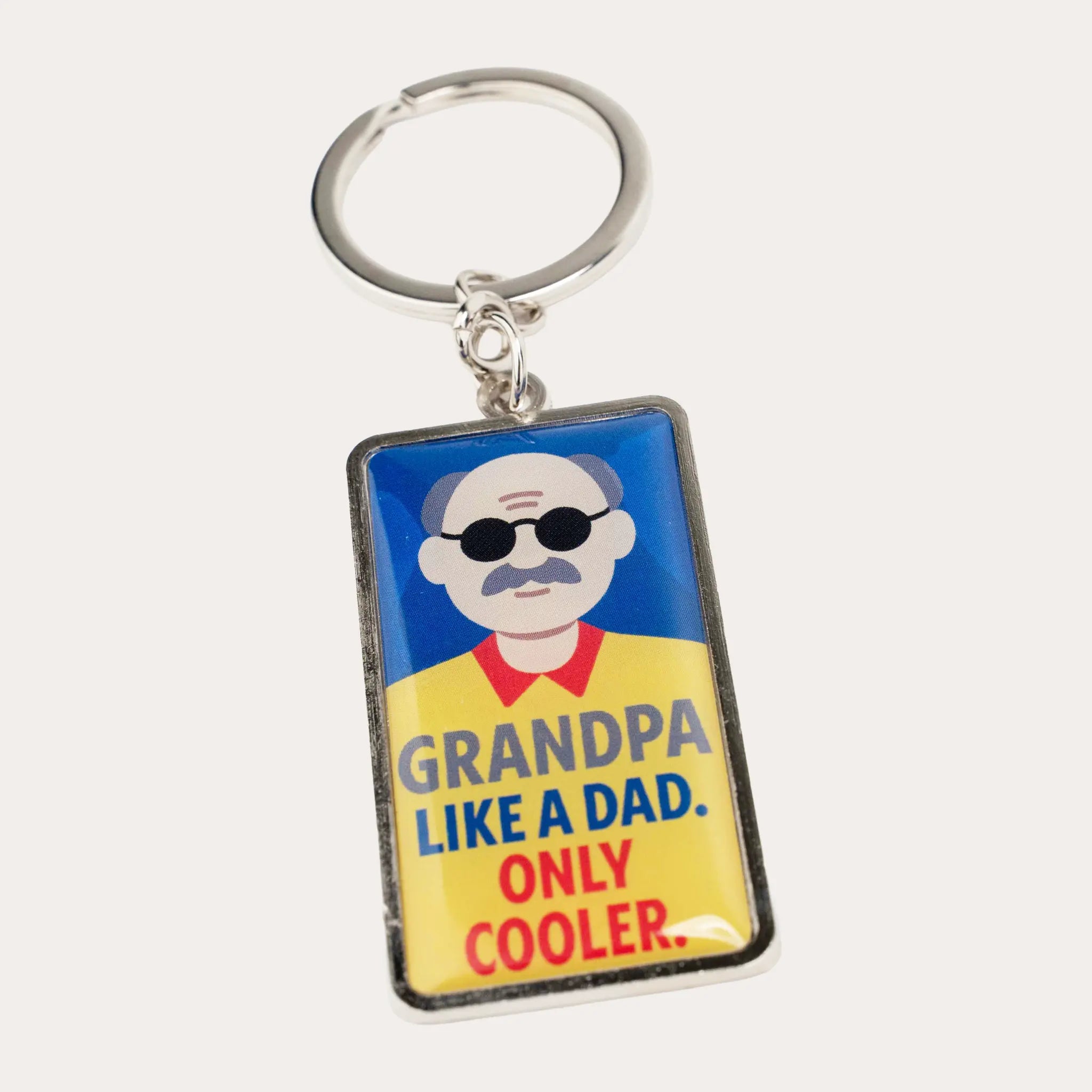 Grandad's Metal Key Ring