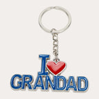 I Love Grandad & I Love Pa Key Ring