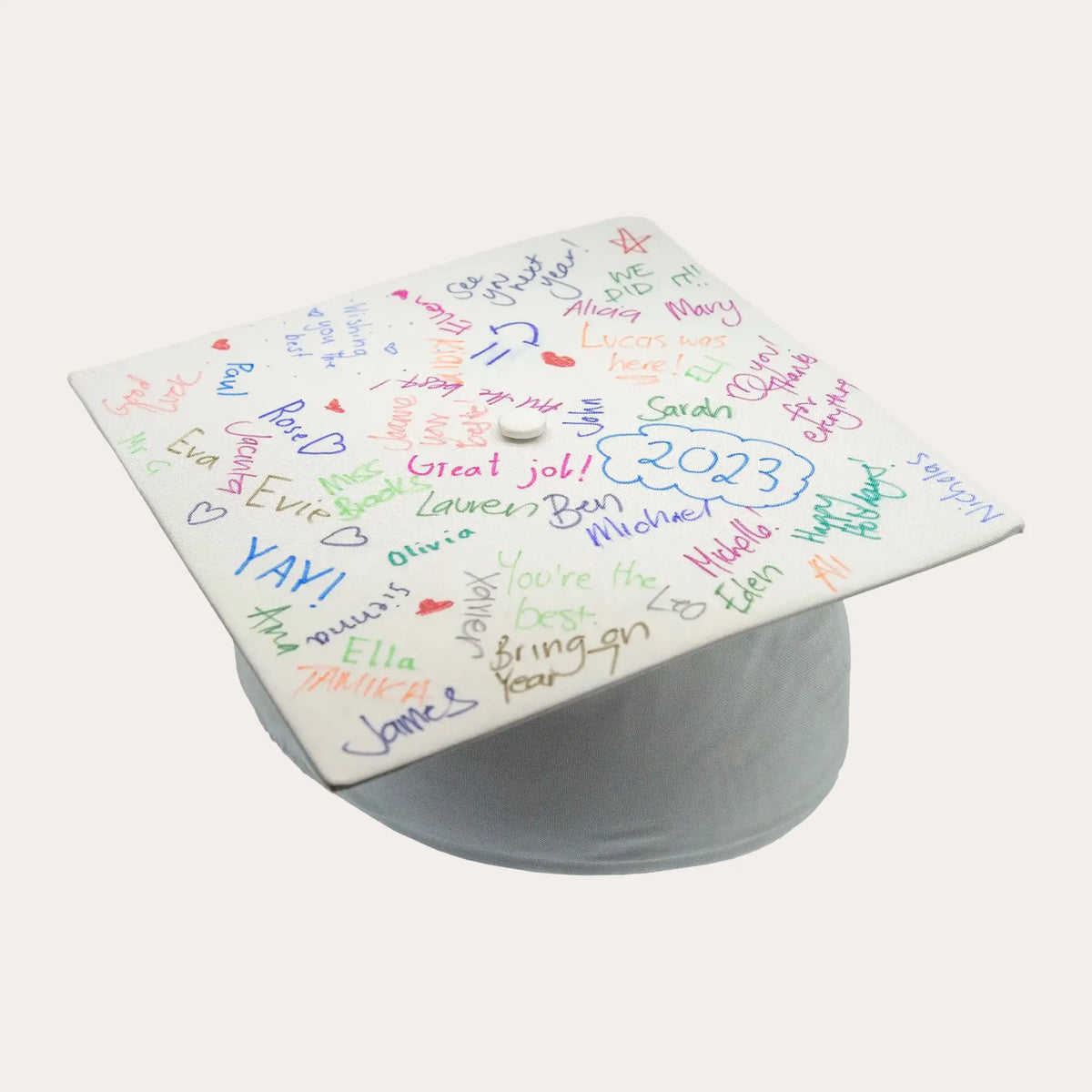 Grad Signs Hat Graduation Signature Plushies for Schools – Moon & Back Australia