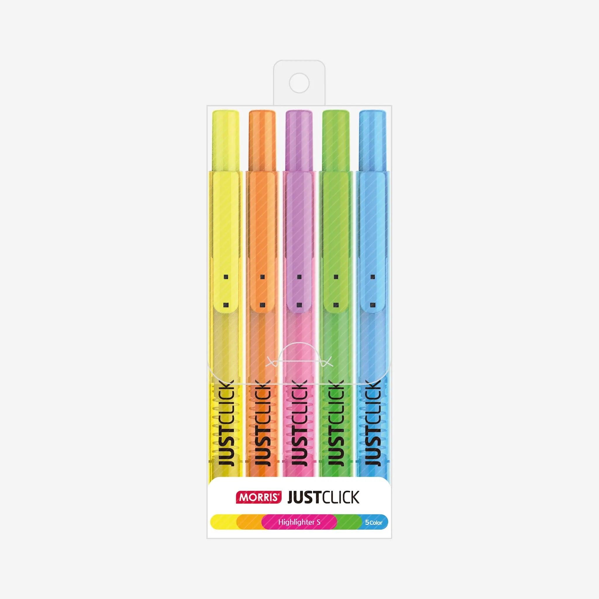 Just Click Highlighter S - 5 Colour Set
