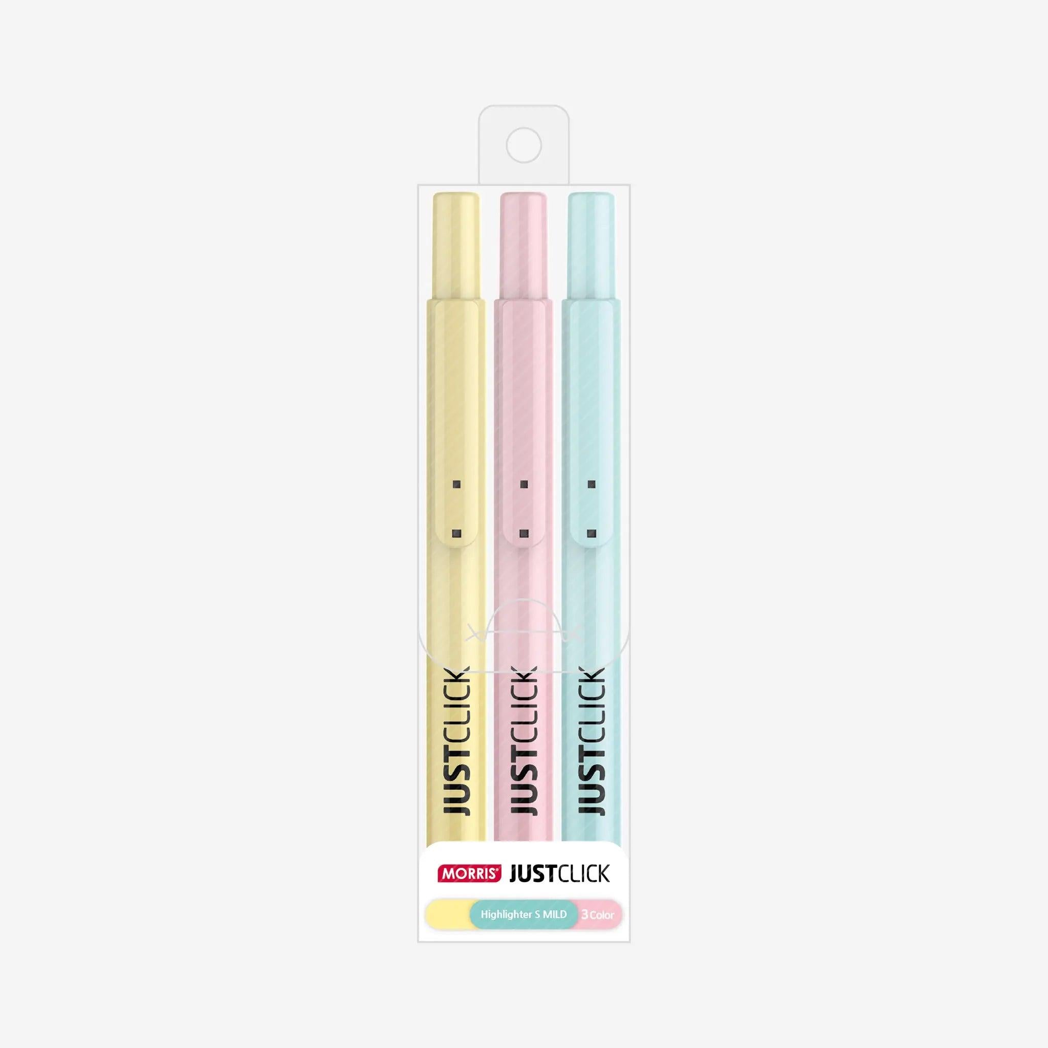 Just Click Highlighter Mild S - 3 Colour Set