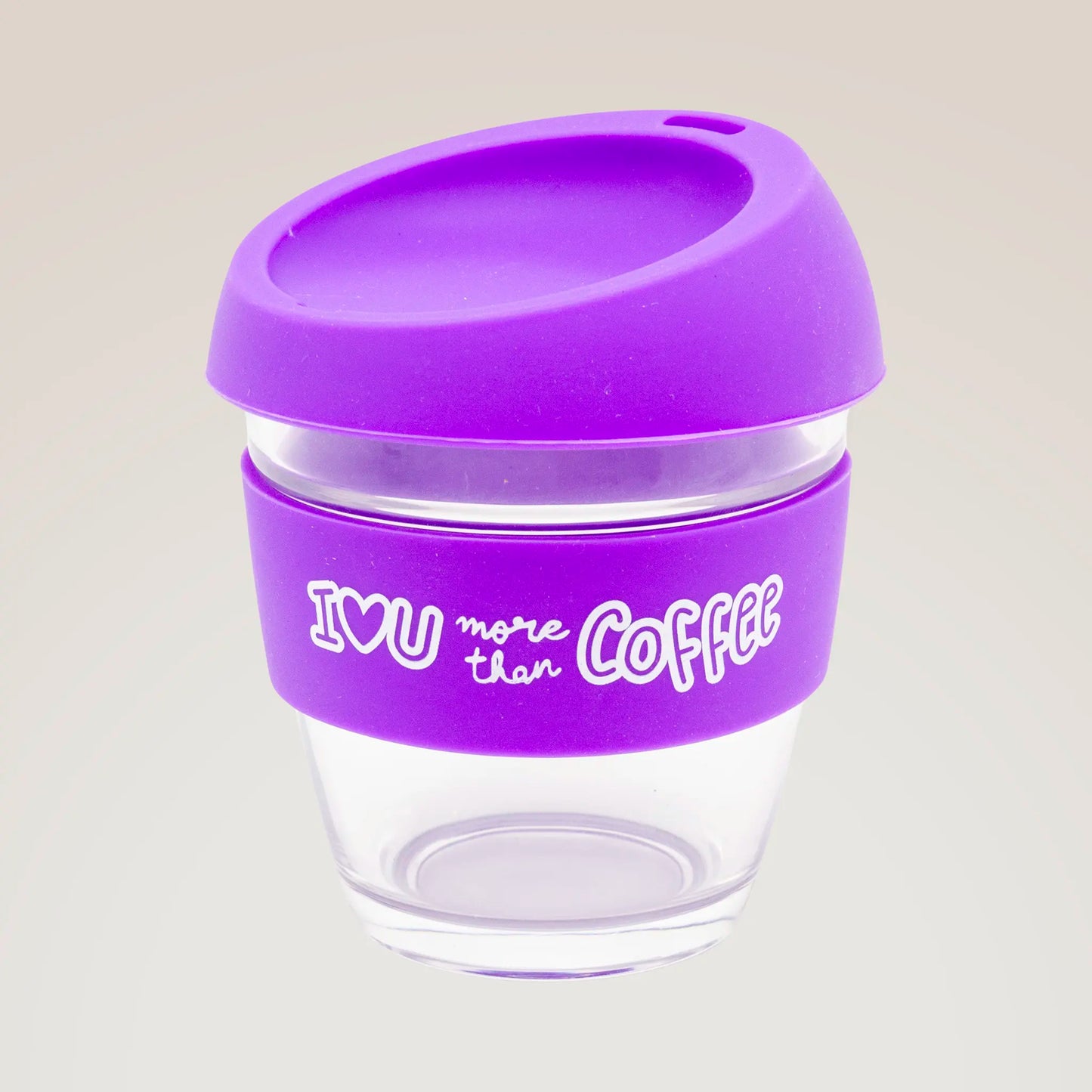 Glass Travel Coffee Mug